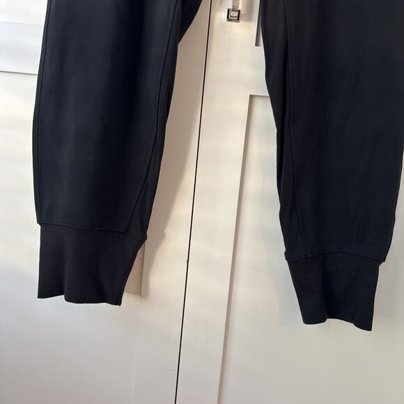 Athleta Venice Joggers Size L Black High Rise Nylon Stretch Athleisure - Picture 5 of 13